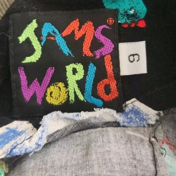 Vintage Jams World Bull Peppers Cactus Print Sleeveless Crop Top Womens Size S - Picture 6 of 9